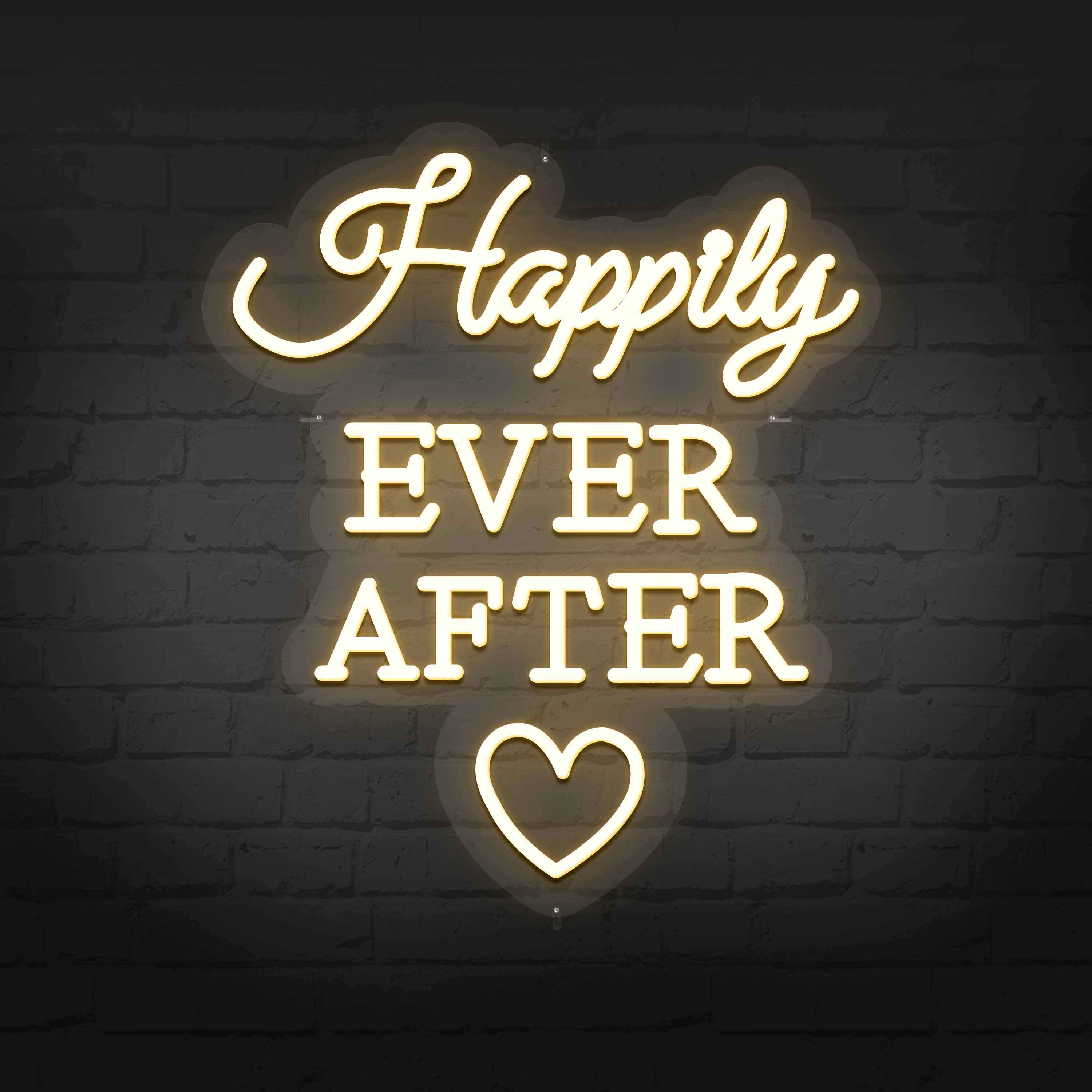 Neon Schild Happily Ever After WNSW0005